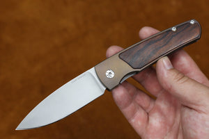 P413 Titanium - Desert Iron Wood Inlay