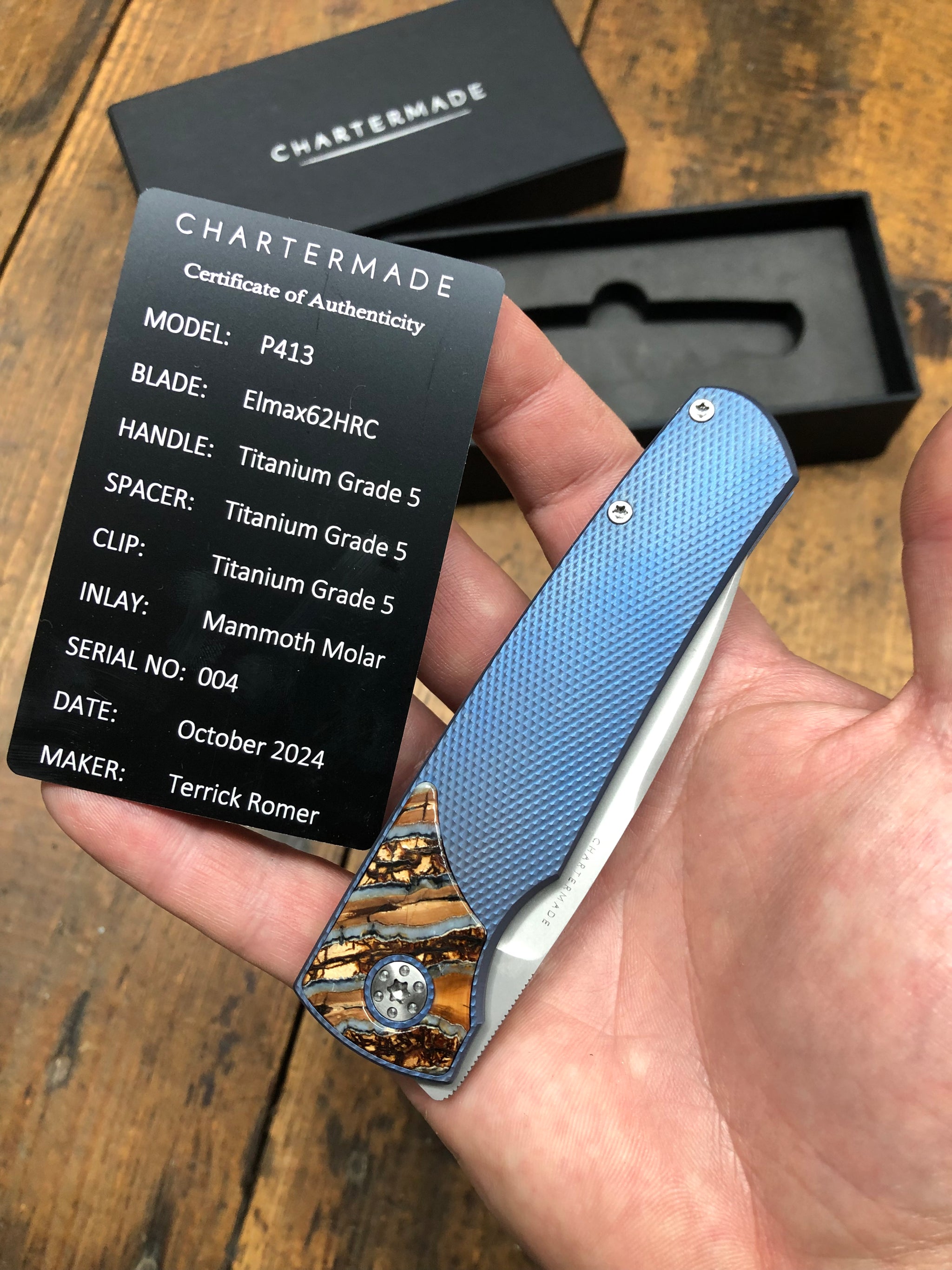 P413 - Titanium Handle Front Flipper - (Deposit payment only